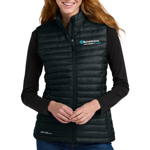 Eddie Bauer® Women’s Packable Quilted Vest - Embroidered Logo Thumbnail