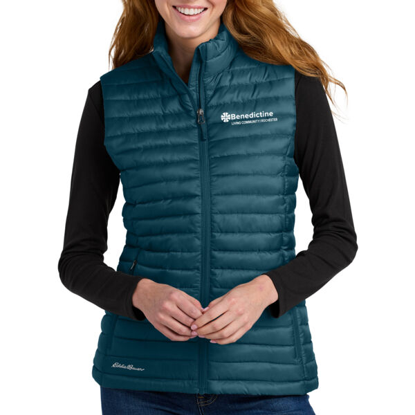 Eddie Bauer® Women’s Packable Quilted Vest - Embroidered Logo Thumbnail