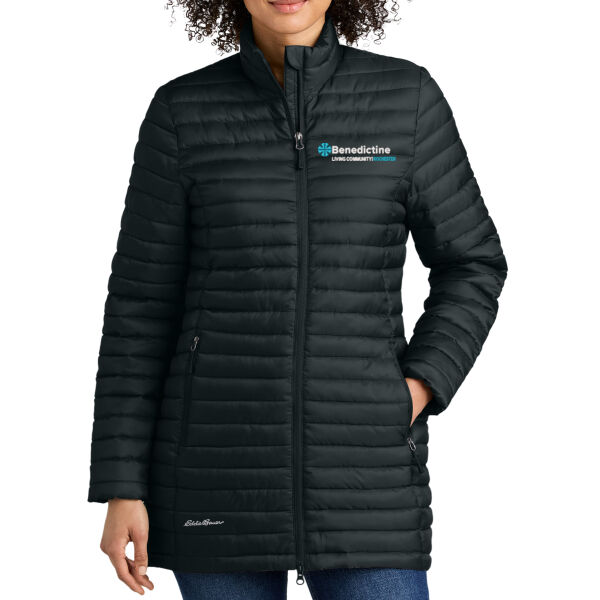 Eddie Bauer® Women’s Packable Quilted Full-Zip - Embroidered Logo Thumbnail