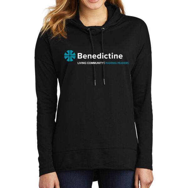 District ® Women’s Featherweight French Terry ™ Hoodie - Printed Logo Thumbnail