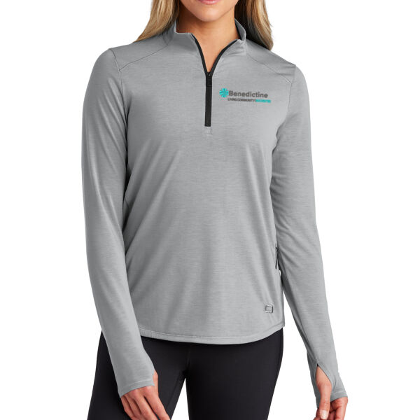 OGIO® Women's Motion 1/4-Zip - Embroidered Logo Thumbnail
