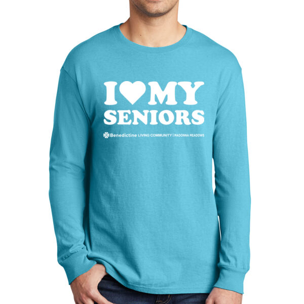 Port & Company Beach Wash Garment Dyed Long Sleeve Tee - Printed Logo Thumbnail