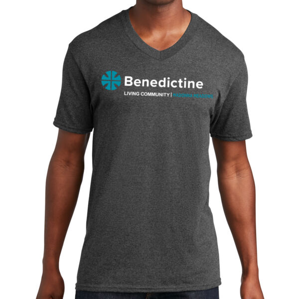 Port & Company® Core Cotton V-Neck Tee - Printed Logo Thumbnail