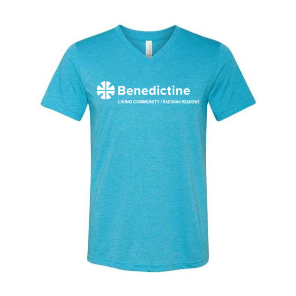 BELLA + CANVAS - Triblend V-Neck Short Sleeve Tee - Printed Logo Thumbnail