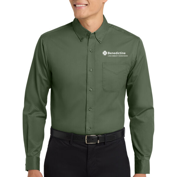 Port Authority Long Sleeve Easy Care Shirt - Printed Logo Thumbnail