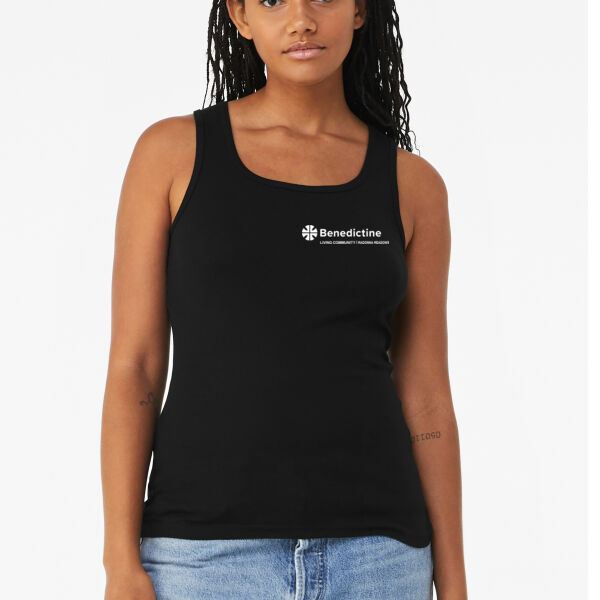 BELLA + CANVAS Womens Baby Rib Tank - Printed Logo Thumbnail