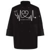 Ten Pearl Button Black Chef Coat Thumbnail
